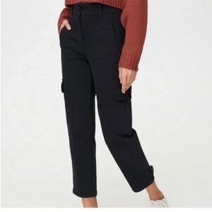 Aritzia Wilfred Free Modern Cargo Pants in Black Sz 6